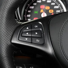 Mercedes-Benz C-CLASS 205/253 Complete Steering Wheel Switch Set (Black-Square) - Left Hand 0999050200 & Right Hand 0999050300 Tag-SW-91
