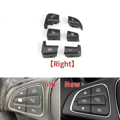 Steering Wheel Buttons Assembly Black Left 09990502009107 Right 09990503009107 Compatible With Mercedes Benz