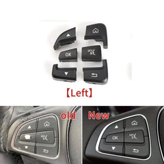 Steering Wheel Buttons Assembly Black Left 09990502009107 Right 09990503009107 Compatible With Mercedes Benz
