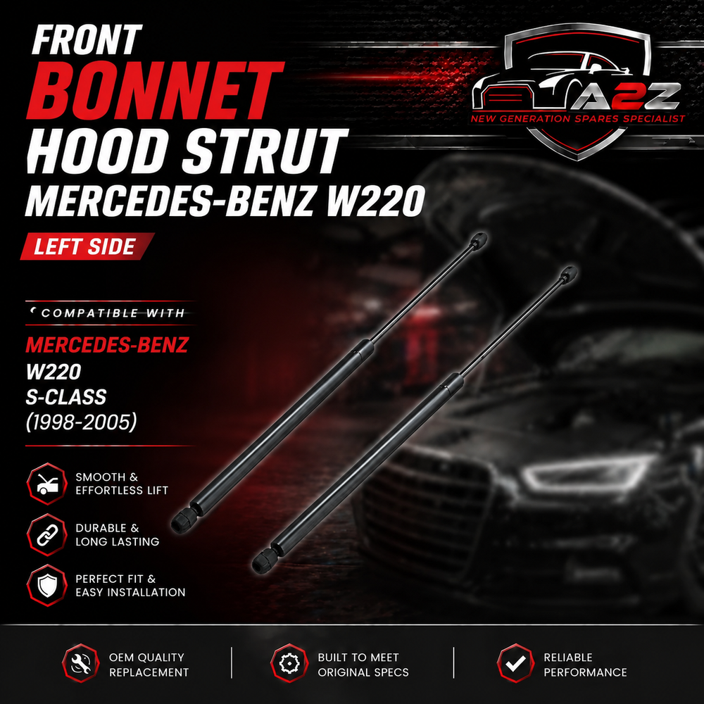 Front Bonnet Hood Strut Set 2208800329 Compatible With MERCEDES-BENZ S-CLASS (W220)
