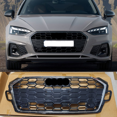Black S-Line Show Grille 8W6853651BJRN4 Compatible With Audi A5 (2020-2024) Tag No.211