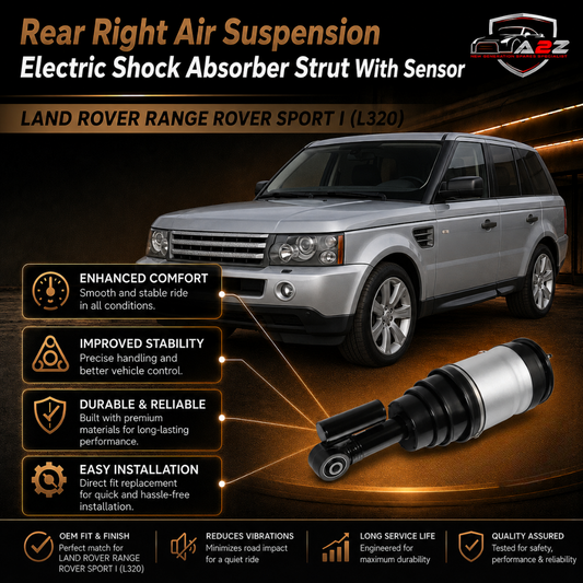 Rear Right Air Suspension Electric Shock Absorber Strut With Sensor LR023235 Compatible With LAND ROVER RANGE ROVER SPORT I (L320)