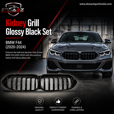 Kidney Grill Glossy Black Set 51135A39376 Compatible With BMW 2 Series F44(2020-2024) Tag 114