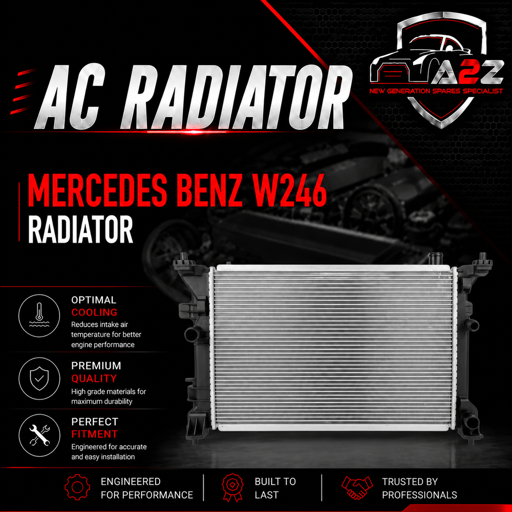Radiator 2465001203 A2465001203 Compatible With Mercedes Benz W246