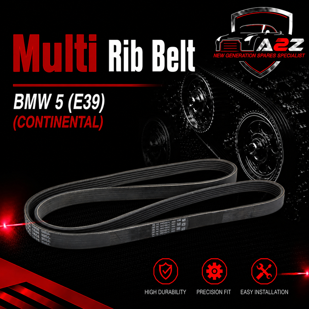Multi Rib Belt 6PK1555 11281427250 Compatible With BMW 5 (E39) (CONTINENTAL) Tag No.7