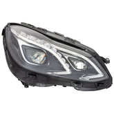 Complete Headlight Assembly (Double Lens + LED) Left A2128202339 & Right A2128202439 2128200959 2128202339 2128205539 2128209759 A2128205539 A2128209759 A2129063103 A2129064303 Compatible With Mercedes Benz E-Class (W212) (2014-2017) Tag No.130