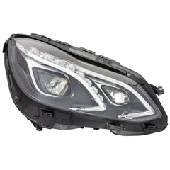 Complete Headlight Assembly (Double Lens + LED) Left A2128202339 & Right A2128202439 2128200959 2128202339 2128205539 2128209759 A2128205539 A2128209759 A2129063103 A2129064303 Compatible With Mercedes Benz E-Class (W212) (2014-2017) Tag No.130