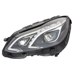 Complete Headlight Assembly (Double Lens + LED) Left A2128202339 & Right A2128202439 2128200959 2128202339 2128205539 2128209759 A2128205539 A2128209759 A2129063103 A2129064303 Compatible With Mercedes Benz E-Class (W212) (2014-2017) Tag No.130