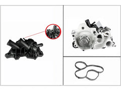 Water Pump WP6137 04E121600AG & 04E121121A & 04E121600AL & 04E121600BD & 04E121600BE & 04E121600CB & 04E121600CJ & 04E121600CS & Compatible With SKODA FABIA III (NJ3) FABIA III Estate (NJ5) KAMIQ (NW4) KAROQ (CONTINENTAL)