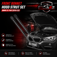 Front Bonnet Hood Strut Set 51237329410 Compatible With BMW X1 (F48)