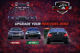 A To Z Compatible With Mercedes Benz S Class W221 (2006-2009) Upgrade Facelift Body Kit To W221 Lci Amg Bumper Headlight Taillight Skirts Exhaust Tips CC-4852 (Shipping Cost Not Included In Price)