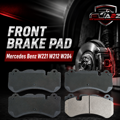 Front Brake Pad Set 0044208420 Compatible With Mercedes Benz W221 W212 W204