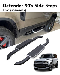 Defender 90's Side Step Compatible With Land Rover Defender (2020-24)