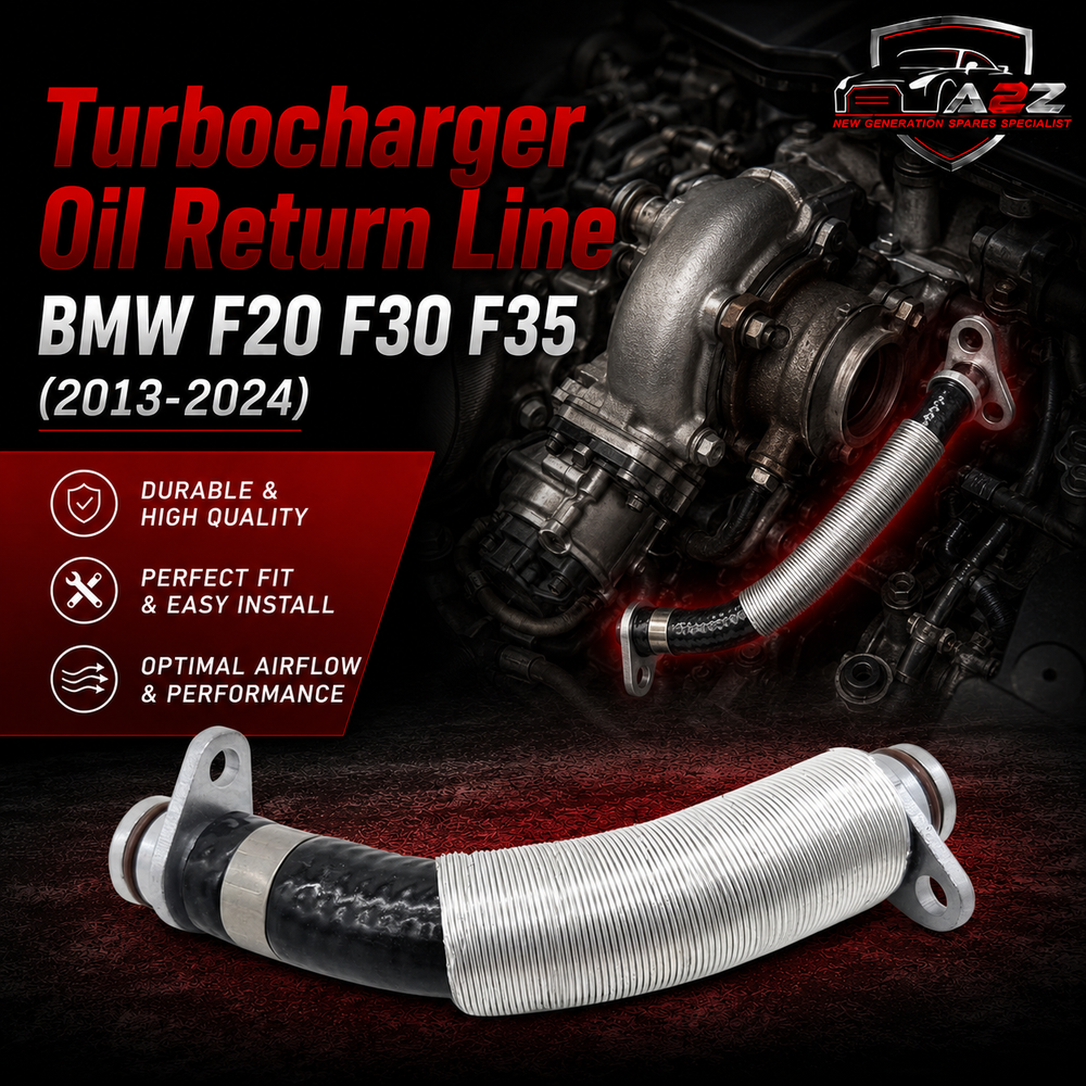 Turbocharger Oil Return Line 11427617537 Compatible With BMW F20 F30 F35