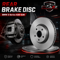 Rear Brake Disc Set 34106877212 34108860611 34106880060 Compatible With BMW 3 Series G20 G28