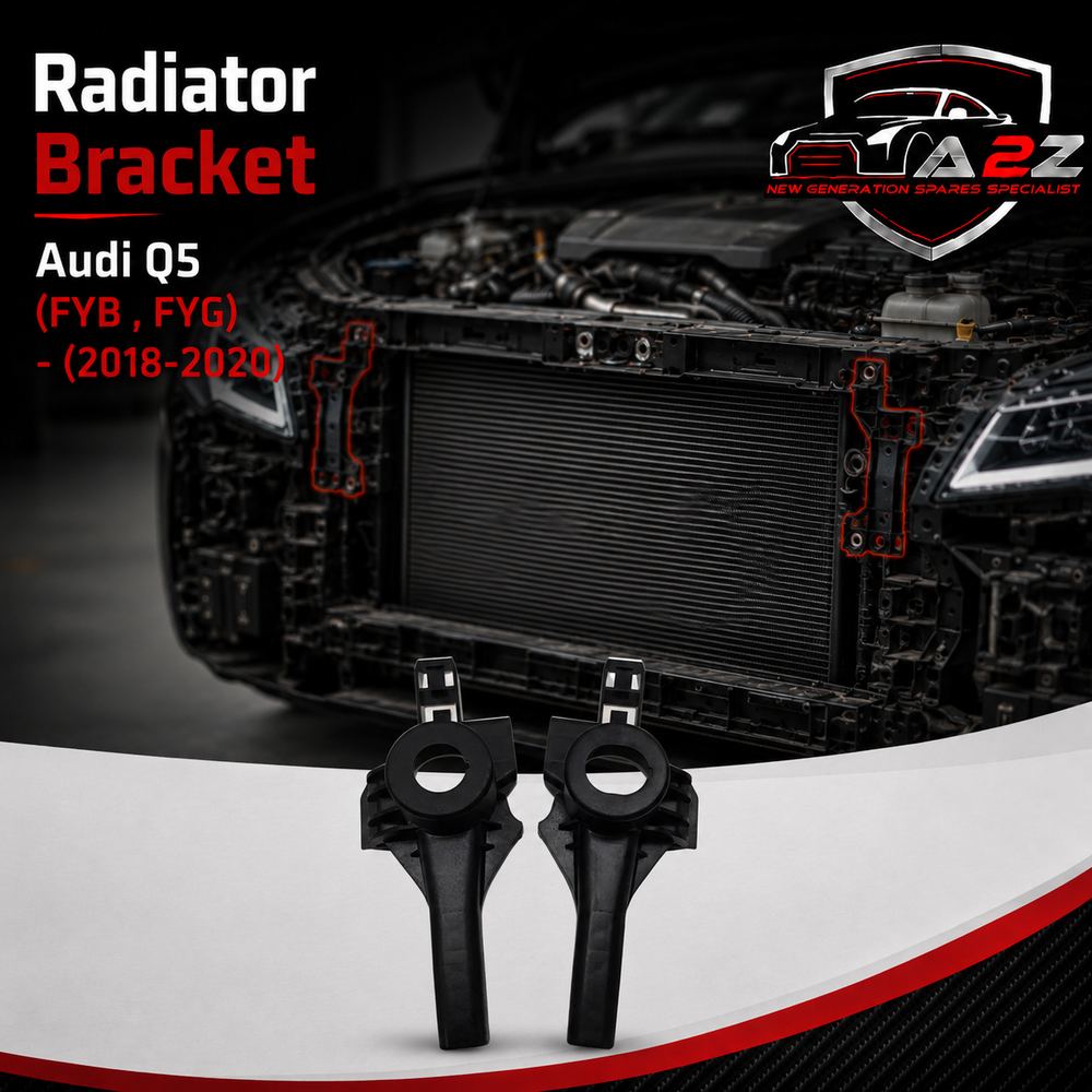 Radiator Bracket Left 80A805201 & Right 80A805202 Compatible with Audi Q5 (FYB , FYG) - (2018-2020) Tag No.177