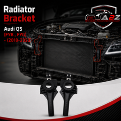 Radiator Bracket Left 80A805201 & Right 80A805202 Compatible with Audi Q5 (FYB , FYG) - (2018-2020) Tag No.177
