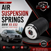 Rear Air Suspension Springs Right 37126750356 37121095580 & Left 37126750355 37121095579 Compatible With BMW X5 E53