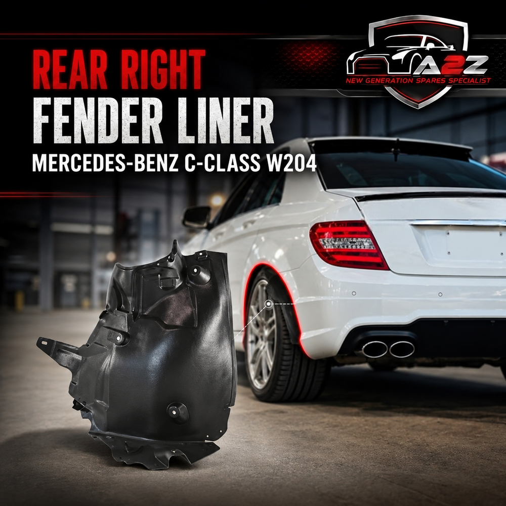 Rear Right Fender Liner 2046904830 2046902830 A2046904830 Compatible With MERCEDES-BENZ C-CLASS W204 Tag-FEM-44