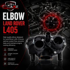 Elbow (Thermostat) LR022695 & LR110459 & LR186860 Compatible With LAND ROVER & RANGE ROVER IV (L405) & RANGE ROVER SPORT II (L494) Tag No.147