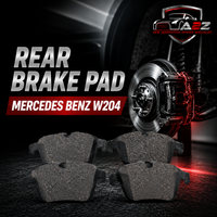 Rear Brake Pad Set 0064206120 Compatible With Mercedes Benz W204