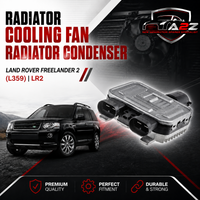 Radiator Cooling Fan Radiator Condenser LR011905 LR002660 (4 Pin) Compatible with LAND ROVER FREELANDER 2 (L359) | LR2
