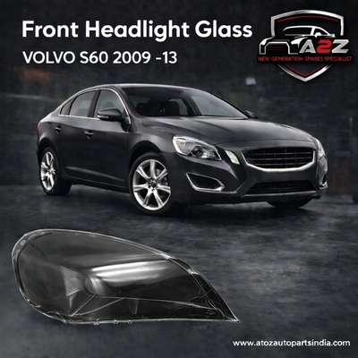 Front Headlight Glass Compatible with VOLVO S60 2009-2013