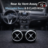 Ac Vent Assembly Set (Pack of 1) Left+Right A1768300154 Center A1768300054 Compatible With Mercedes Benz & B CLASS W246 2011-2019 & GLA CLASS W156 2013-2019 & A CLASS W177 2018 & A CLASS W176 2012-2018