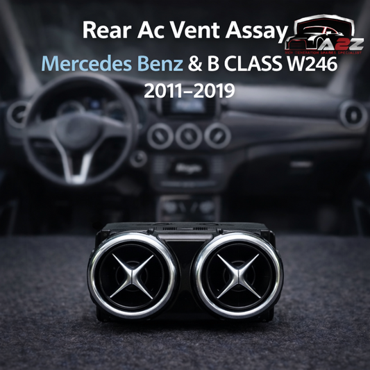 Ac Vent Assembly Set (Pack of 1) Left+Right A1768300154 Center A1768300054 Compatible With Mercedes Benz & B CLASS W246 2011-2019 & GLA CLASS W156 2013-2019 & A CLASS W177 2018 & A CLASS W176 2012-2018