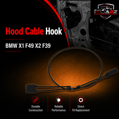 Hood Cable Hook 51237495843 51237300571 Compatible With BMW X1 F49 X2 F39