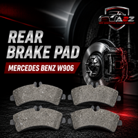 Rear Brake Pad Set 0044208120 Compatible With Mercedes Benz W906