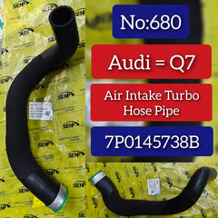 Air Intake Turbo Hose Pipe 7P0145738B 95811073820 Compatible With Porsche Cayenne & Audi Q7 Tag No.680