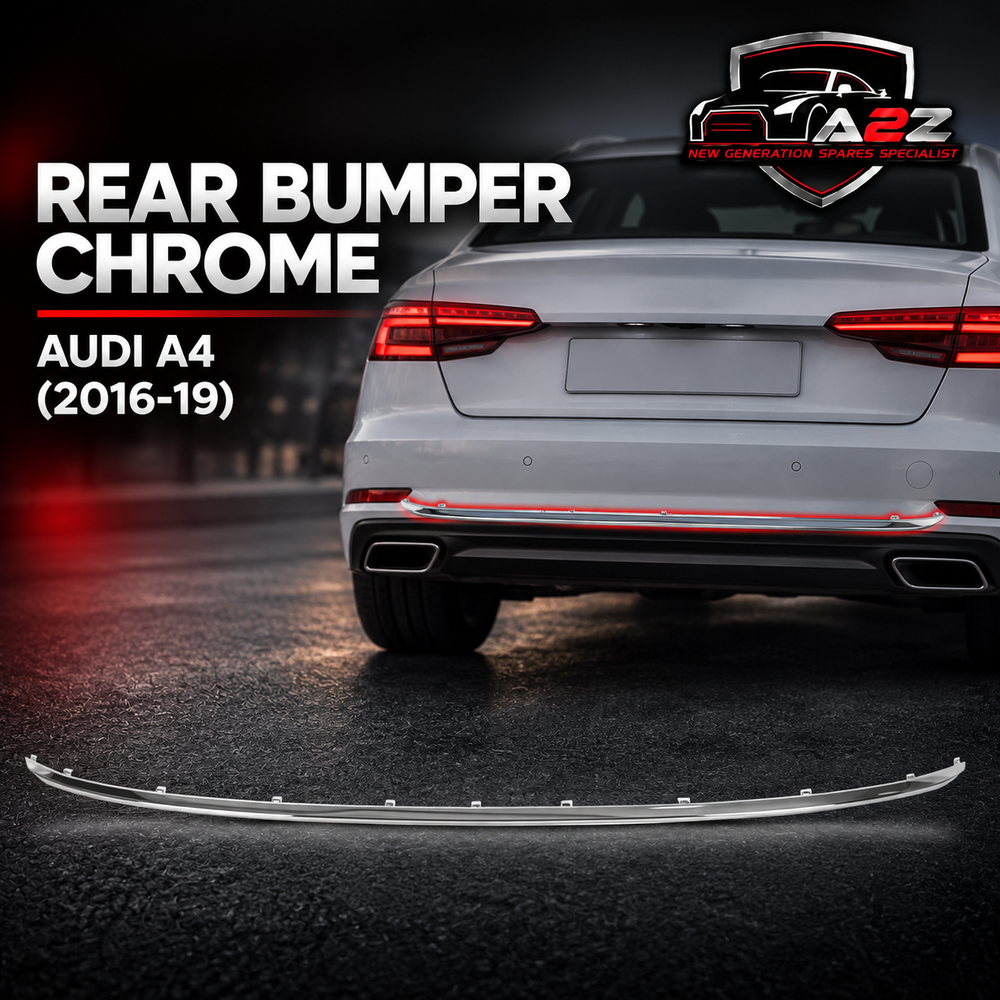 Rear Bumper Chrome 8W0853551 8W0853551A2ZZ Compatible With Audi A4 (2016-19) Tag No.178
