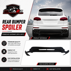 Rear Bumper Spoiler 958505834559B9 Compatible With Porsche Cayenne (2015-2017) Tag No.233