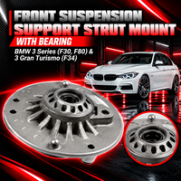 Front Suspension Support Strut Mount With Bearing (Set Of 2) 31306869888 Compatible With BMW 3 Series (F30, F80) & 3 Gran Turismo (F34)