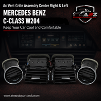 Ac Vent Grille Assembly Center 2048308454 & Right 2048306654 & Left 2048306754 2048306254-1 Compatible With MERCEDES BENZ C-CLASS W204 2011-2014