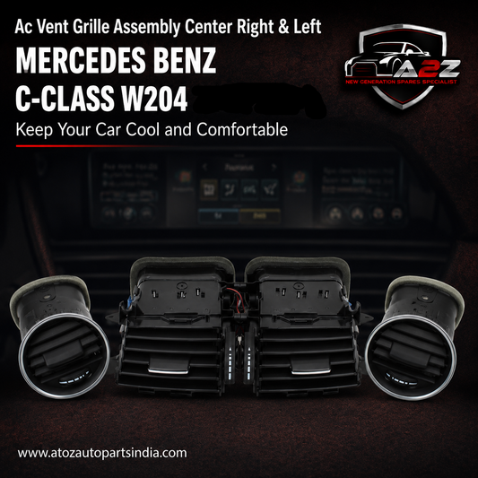 Ac Vent Grille Assembly Center 2048308454 & Right 2048306654 & Left 2048306754 2048306254-1 Compatible With MERCEDES BENZ C-CLASS W204 2011-2014