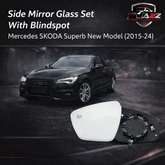 Side Mirror Glass Set Left 3V0857521M & Right 3V0857522M Compatible With SKODA Superb New Model