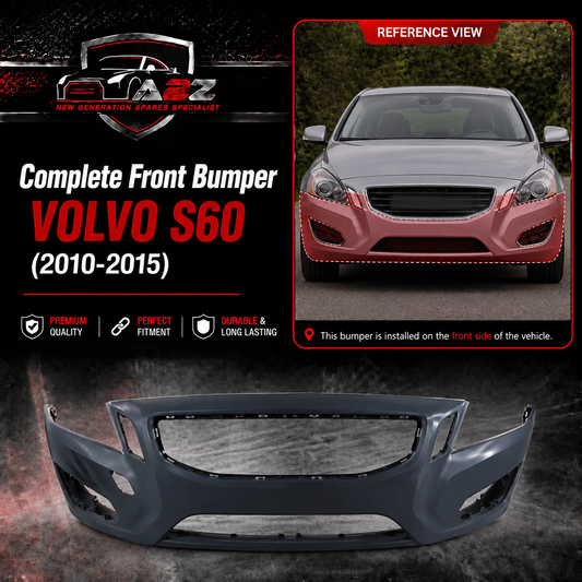 Front Bumper 39802501 Compatible With VOLVO S60 (2010-2015) Tag No.821/822