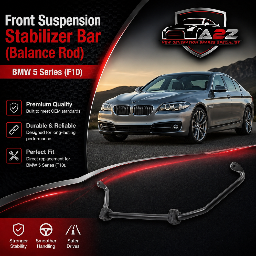 Front Suspension Stabilizer Bar (Balance Rod) 31356777933 Compatible with BMW 5 Series (F10) & 6 Series Convertible (F12) & 7 Series (F01, F02, F03, F04)