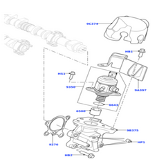 High Pressure Fuel Pump LR025599 LR030860 Compatible With LAND ROVER Range Rover Evoque L538 & VOLVO V70 XC60 S60