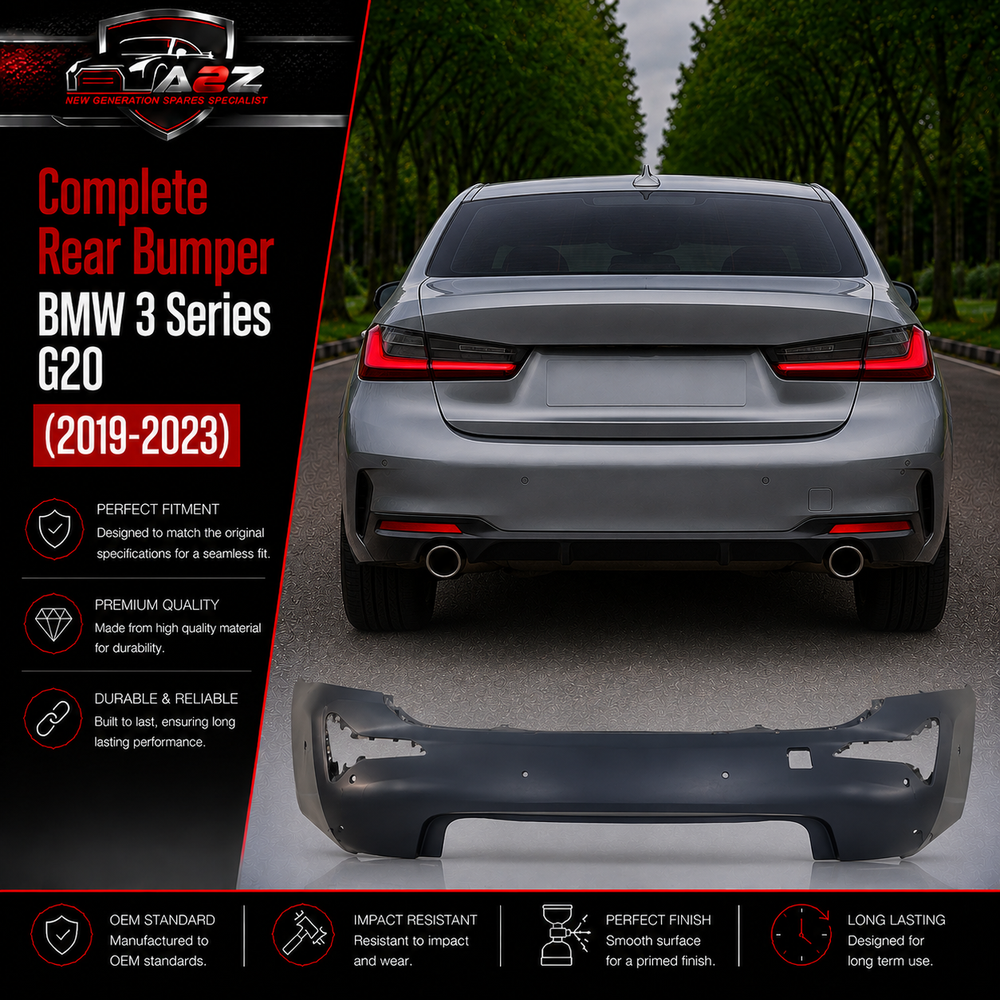 Rear Upper Bumper 51128738991 Compatible With BMW 3 Series G20 2018+ Tag No.102