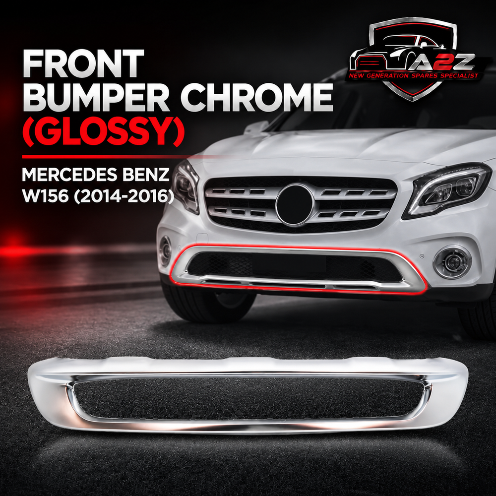 Front Bumper Chrome (Glossy) A1568851622 1568851622 Compatible With Mercedes Benz (W156) GLA-Class (2014-2016) Tag No.224