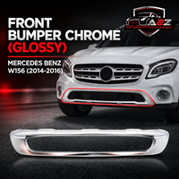 Front Bumper Chrome (Glossy) A1568851622 1568851622 Compatible With Mercedes Benz (W156) GLA-Class (2014-2016) Tag No.224