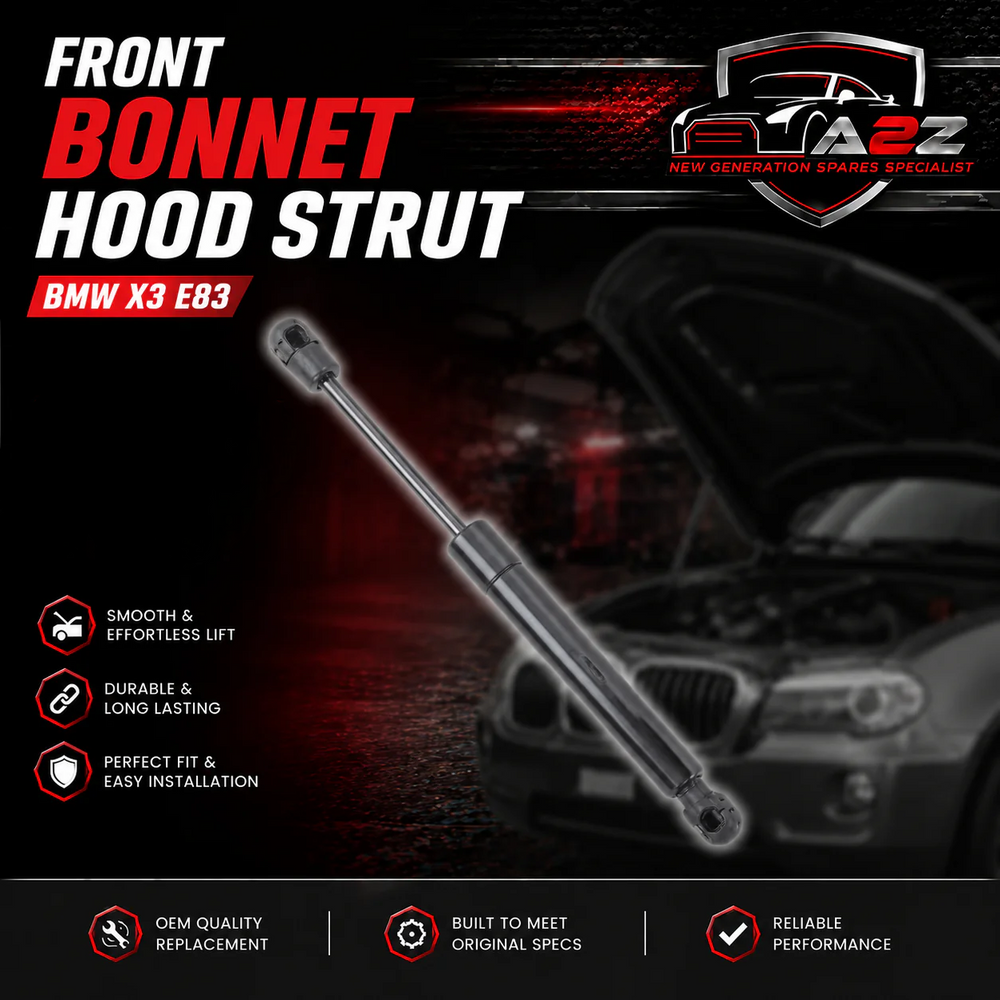 Front Bonnet Hood Strut Left & Right (Set) 51233400352 Compatible With BMW X3 (E83)