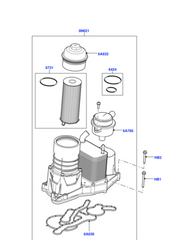 LR006427 Oil Cooler Land Rover RANGE ROVER SPORT I L320 Tag-O-89