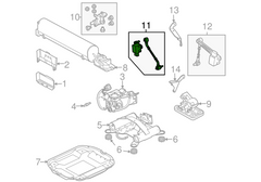 Height Level Sensor LR023651 Compatible With LAND ROVER RANGE ROVER III (L322)