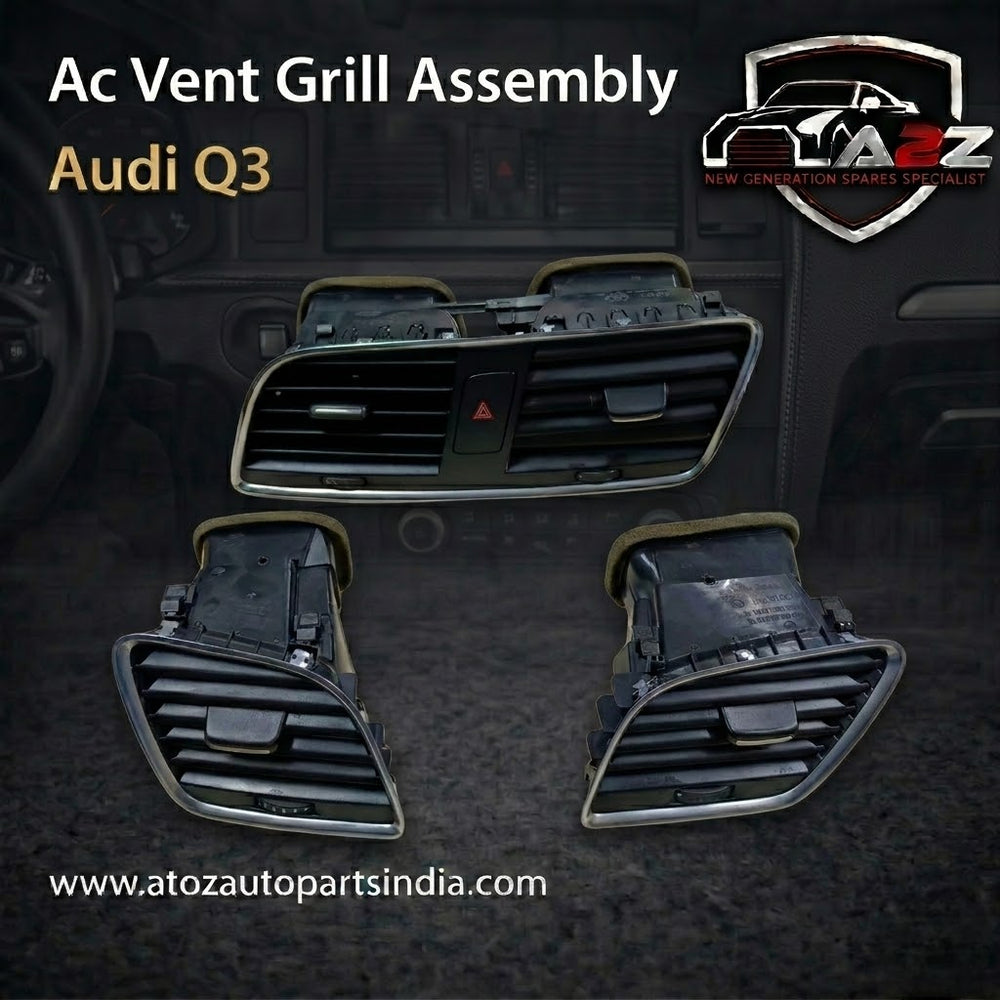 Black Ac Vent Grille Assembly Center 8U2820951B & Right 8U2820902B & Left 8U2820901B Compatible With Audi Q3