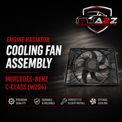 Engine Radiator Cooling Fan Assembly 2045000293 2049066802 Compatible With MERCEDES-BENZ C-CLASS (W204) & CLA Coupe (C117) & CLS (C218) & E-CLASS (W212)