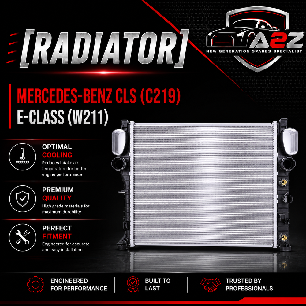 Radiator 2115000102 Compatible With MERCEDES-BENZ CLS (C219) E-CLASS (W211)